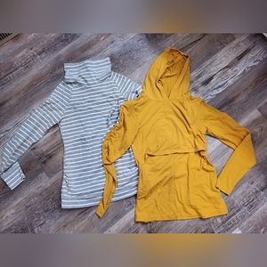 Lot of size small nursing shirts